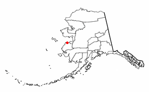 Location of Kotlik, Alaska