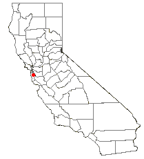 Location of Foster City, California