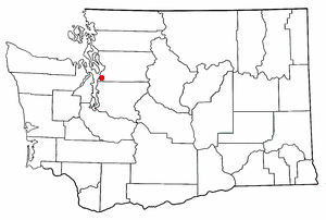 Location of Paine Field-Lake Stickney, Washington
