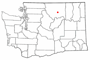 Location of Okanogan, Washington