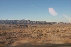 California desert landscape near Barstow