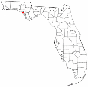 Location of Panama City, Florida