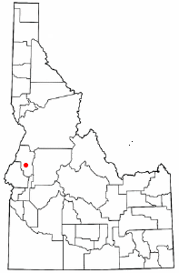 Location of Council, Idaho