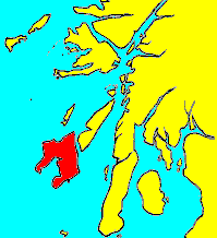 Islay shown within Argyll