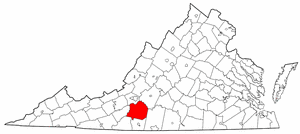 Image:Map of Virginia highlighting Franklin County.png