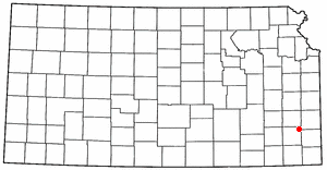 Location of Stark, Kansas
