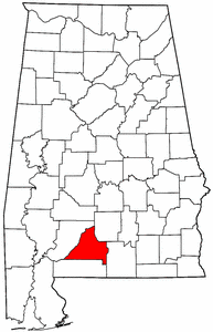 Image:Map of Alabama highlighting Conecuh County.png