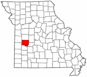 Image:Map of Missouri highlighting St. Clair County.png