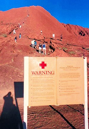 Climbers ignoring warning signs 