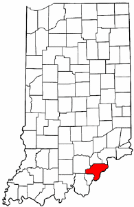 Image:Map of Indiana highlighting Clark County.png