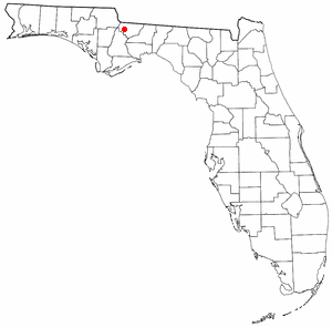 Location of Greensboro, Florida