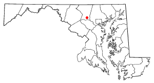 Location of Eldersburg, Maryland