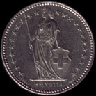 1 Swiss franc 1983 obverse