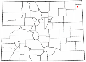 Location of Paoli, Colorado