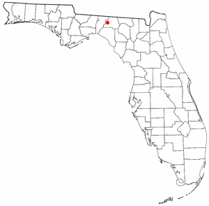 Location of Greenville, Florida