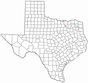 Location of Allen, Texas
