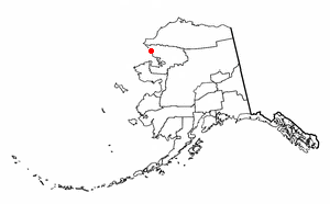 Location of Kivalina, Alaska