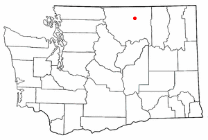 Location of Tonasket, Washington