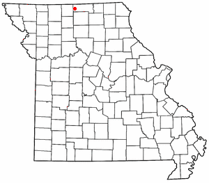 Location of Lucerne, Missouri
