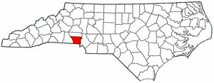 Image:Map of North Carolina highlighting Gaston County.png