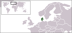Location of Denmark