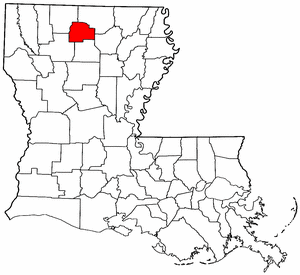 Image:Map of Louisiana highlighting Lincoln Parish.png