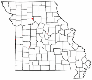 Location of Hale, Missouri