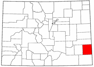 image:Map of Colorado highlighting Prowers County.png