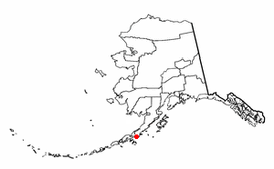 Location of Apex, Alaska