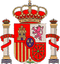 Fleurs-de-lys for the ruling Bourbons on the center of the current coat of the Kingdom of Spain