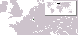 Location of Luxembourg