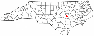 Location of Mar-Mac, North Carolina