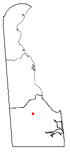 Location of Ellendale, Delaware