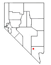 Location of Indian Springs, Nevada