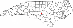 Location of Cameron, North Carolina
