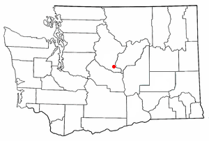 Location of West Wenatchee, Washington