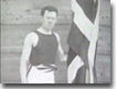 Connolly with the American flag after his victory in Athens.