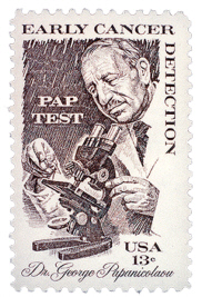George Papanicolaou on U.S. postage stamp