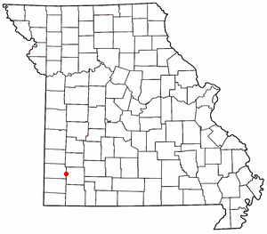 Location of La_Russell, Missouri