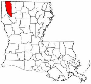 Image:Map of Louisiana highlighting Bossier Parish.png