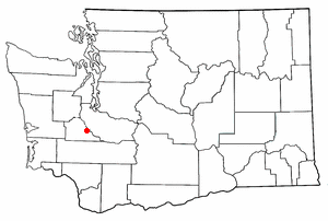 Location of North Yelm, Washington