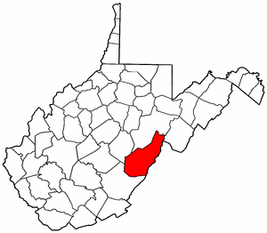 Image:Map of West Virginia highlighting Pocahontas County.png
