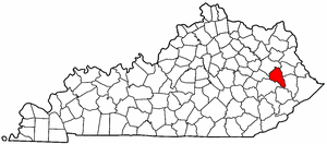 Image:Map of Kentucky highlighting Magoffin County.png