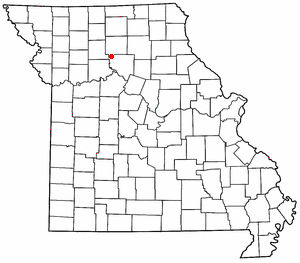 Location of Sumner, Missouri