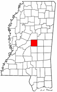 Image:Map of Mississippi highlighting Leake County.png