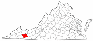 Image:Map of Virginia highlighting Smyth County.png