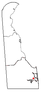 Location of Long Neck, Delaware
