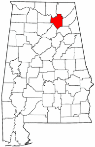 Image:Map of Alabama highlighting Marshall County.png