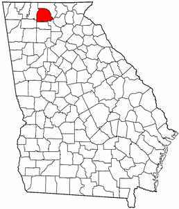 Image:Map of Georgia highlighting Gilmer County.png