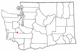 Location of Grand Mound, Washington